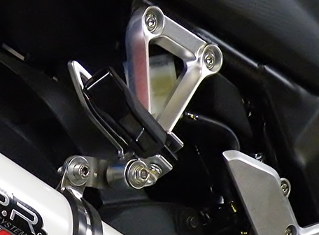 Esapament GPR compatibil cu Honda Cbr 300 R 2014 Evacuare slip-on de curse, inclusiv cot de legătură,Deeptone Inox