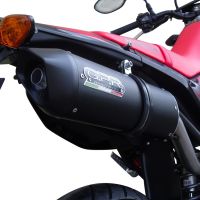 Exhaust compatible with Honda Crf 250 M 2013-2016, Furore Nero, full system exhaust legal for UK and non-EU countries including removable db killer