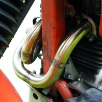 Exhaust compatible with Honda Dominator Nx 650 1988-2001, Decatalizzatore, Decat pipe
