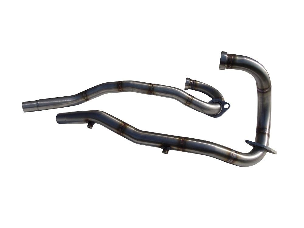 Exhaust compatible with Honda Dominator Nx 650 1988-2001, Decatalizzatore, Decat pipe