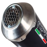 Esapament GPR compatibil cu Honda Sh 350 I.E. 2021 Evacuare slip-on omologata, inclusiv db killer detașabil, cot de legătură și catalizator,Evo4 Road