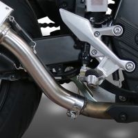 Exhaust compatible with Honda CB500 HORNET 2024-2025, Albus Evo4, Homologated legal slip-on exhaust including removable db killer and link pipe