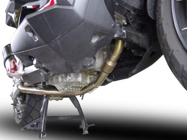 Exhaust compatible with Honda X-Adv 750 2016-2020, Decatalizzatore, Decat pipe