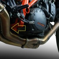Esapament GPR compatibil cu Ktm Super Duke 1290 GT 2022 Teava decatalizator,Decatalizzatore