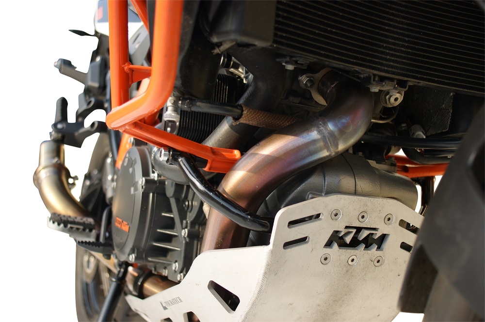 Esapament GPR compatibil cu Ktm LC 8 Super Adventure 1290 - S - R - T 2017 Teava decatalizator,Decatalizzatore