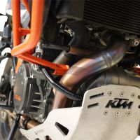 Esapament GPR compatibil cu Ktm LC 8 Super Adventure 1290 - S - R - T 2017 Teava decatalizator,Decatalizzatore