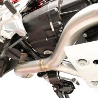 Exhaust compatible with Moto Guzzi V85 TT 2019-2020, Decatalizzatore, Decat pipe