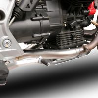 Exhaust compatible with Moto Guzzi V85 TT 2019-2020, Decatalizzatore, Decat pipe