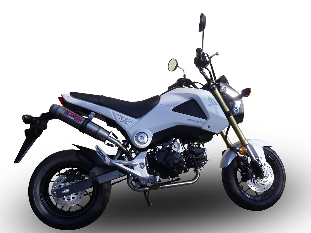 Exhaust compatible with Honda Msx - Grom 125 2018-2020, Deeptone Inox, Racing full system exhaust