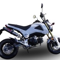 Exhaust compatible with Honda Msx - Grom 125 2018-2020, Deeptone Inox, Racing full system exhaust