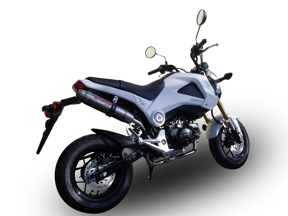 Exhaust compatible with Honda Msx - Grom 125 2018-2020, Deeptone Inox, Racing full system exhaust