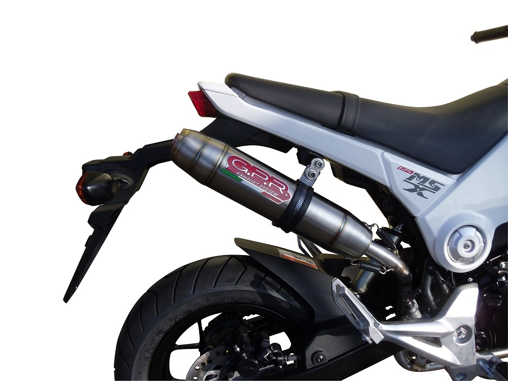 Exhaust compatible with Honda Msx - Grom 125 2018-2020, Deeptone Inox, Racing full system exhaust
