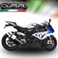 Esapament GPR compatibil cu Bmw S 1000 RR -M  2015 Evacuare slip-on omologata, inclusiv db killer detașabil și cot de legătură,Albus Ceramic