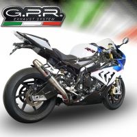Esapament GPR compatibil cu Bmw S 1000 RR -M  2015 Evacuare slip-on omologata, inclusiv db killer detașabil și cot de legătură,Deeptone Inox