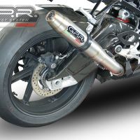 Esapament GPR compatibil cu Bmw S 1000 RR -M  2015 Evacuare slip-on omologata, inclusiv db killer detașabil și cot de legătură,Deeptone Inox