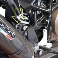 Esapament GPR compatibil cu Husqvarna Svartpilen 701 2018 Evacuare slip-on omologata, inclusiv db killer detașabil și cot de legătură,Furore Evo4 Nero