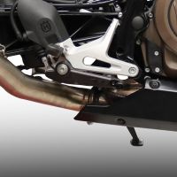 Esapament GPR compatibil cu Husqvarna Svartpilen 701 2018 Evacuare slip-on omologata, inclusiv db killer detașabil și cot de legătură,Furore Evo4 Nero