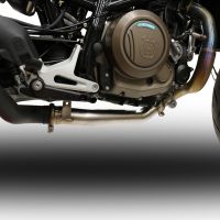 Exhaust compatible with Husqvarna Svartpilen 701 2018-2020, Decatalizzatore, Decat pipe