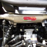 Esapament GPR compatibil cu Polaris Sportsman Xp 850 - Xp 850 Forest 2010 Evacuare slip-on omologata, inclusiv db killer detașabil și cot de legătură,Power Bomb