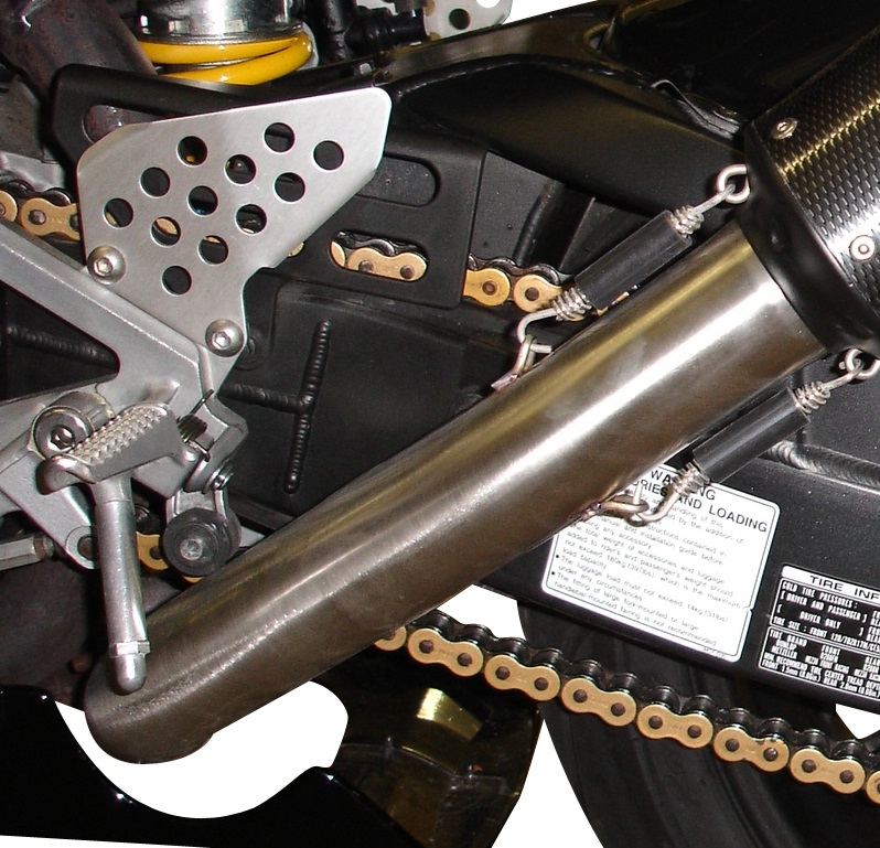 Esapament GPR compatibil cu Honda Vtr 1000 Sp-2 RC51  2002 Evacuare cu dublă omologare legală, inclusiv db killers și coturi de legătură detașabile,Trioval