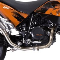 Esapament GPR compatibil cu Ktm Supermoto 690 2007 Sistem complet de evacuare legal omologat, inclusiv db killer detașabil,Powercone Evo