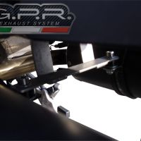 Esapament GPR compatibil cu Yamaha Xt 660 Z Teneré 2008 Evacuare cu dublă omologare legală, inclusiv db killer detașabile, coturi de legătură și catalizatori,Satinox 