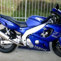 Esapament GPR compatibil cu Yamaha Yzf 600 R Thundercat 1996 Evacuare slip-on omologata, inclusiv db killer detașabil și cot de legătură,Trioval