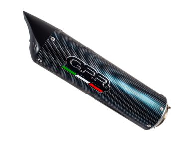 Esapament GPR compatibil cu Benelli Tnt 899 2008 Evacuare slip-on omologata, inclusiv db killer detașabil și cot de legătură,Tiburon Poppy