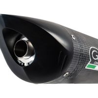 Exhaust compatible with Benelli Tnt 1130 2008-2016, Tiburon Poppy, Homologated legal slip-on exhaust including removable db killer and link pipe