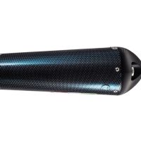 Exhaust compatible with Benelli Tnt 1130 2008-2016, Tiburon Poppy, Homologated legal slip-on exhaust including removable db killer and link pipe