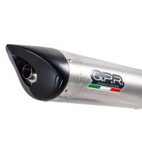 Exhaust compatible with Benelli Tnt 1130 2008-2016, Tiburon Titanium, Homologated legal slip-on exhaust including removable db killer and link pipe