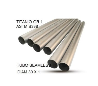 Esapament GPR compatibil cu Cafè Racer Cafè Racer 1 ,Tubo titanio seamless D. 30mm X 1mm L.1000mm