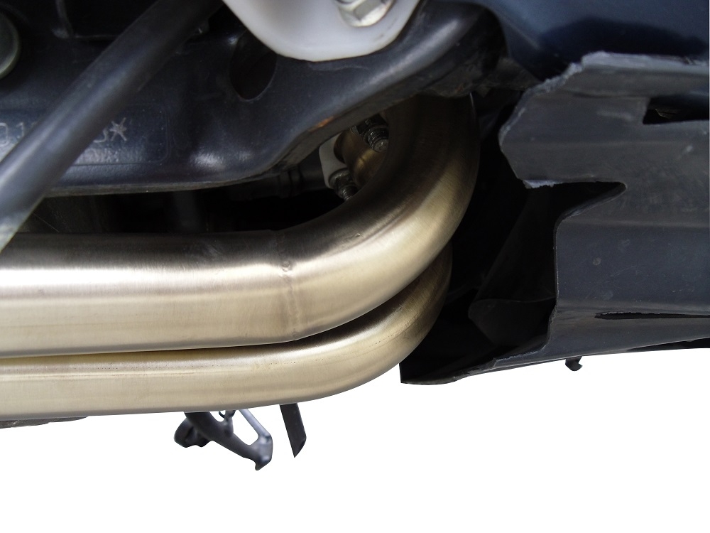 Exhaust compatible with Yamaha T-Max 500 2001-2011, Furore Nero, Homologated legal full system exhaust, including removable db killer