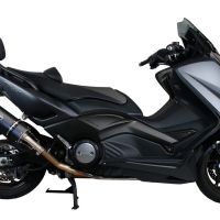 Esapament GPR compatibil cu Yamaha T-Max 560 2020 Sistem complet de evacuare Racing, inclusiv db killer detașabil,Furore Nero