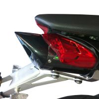 Exhaust compatible with Benelli Tnt 1130 2008-2016, Tiburon Poppy, Homologated legal slip-on exhaust including removable db killer and link pipe