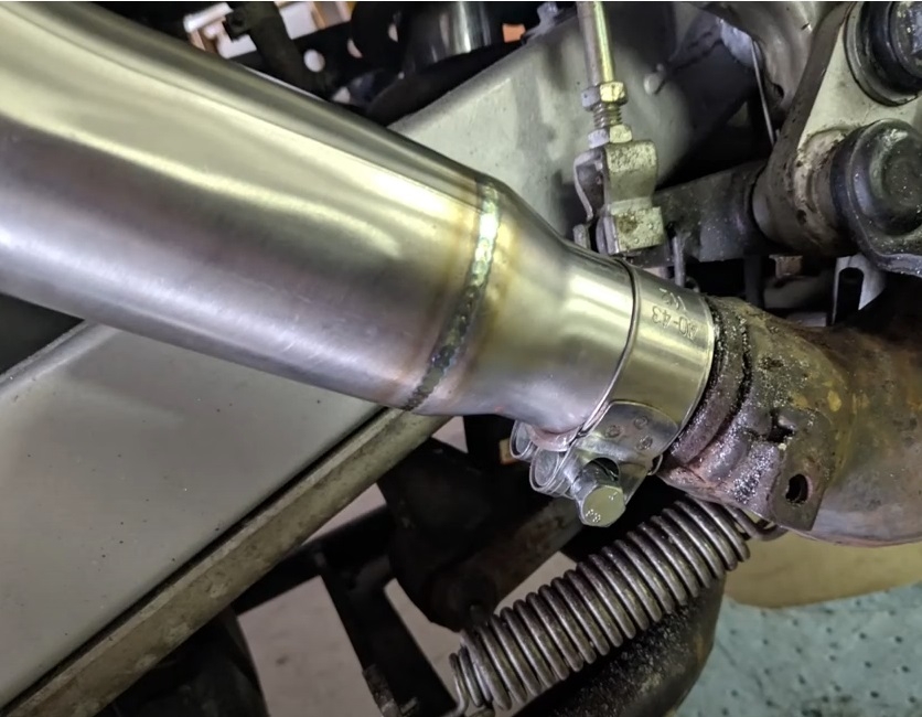 Esapament GPR compatibil cu Honda Transalp Xl 600 V 1996 Evacuare slip-on omologata, inclusiv db killer detașabil și cot de legătură,Trioval
