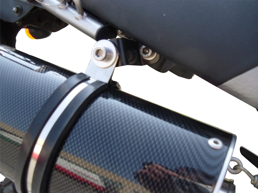 Exhaust compatible with Yamaha Tricker 250 2005-2008, Albus Ceramic, Homologated legal full system exhaust, including removable db killer