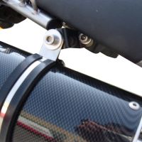 Exhaust compatible with Yamaha Tricker 250 2005-2008, Albus Ceramic, Homologated legal full system exhaust, including removable db killer