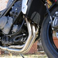 Exhaust compatible with Triumph Daytona 660 2023-2025, Deeptone Inox, Racing full system exhaust