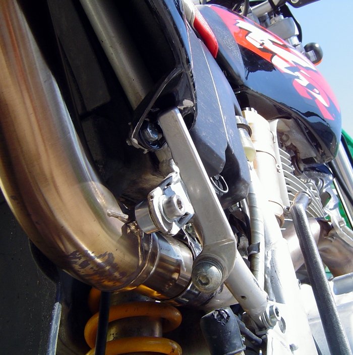 Esapament GPR compatibil cu Yamaha Tt 600 R - Tt 600 E 1998 Evacuare slip-on omologata, inclusiv db killer detașabil și cot de legătură,Trioval
