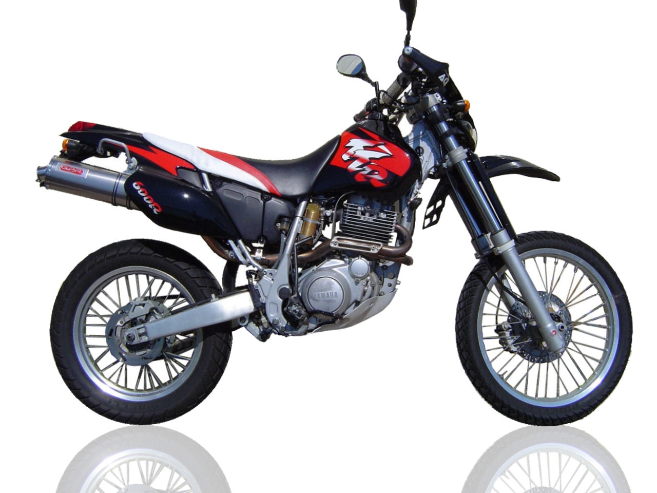 Esapament GPR compatibil cu Yamaha Tt 600 R - Tt 600 E 1998 Evacuare slip-on omologata, inclusiv db killer detașabil și cot de legătură,Trioval
