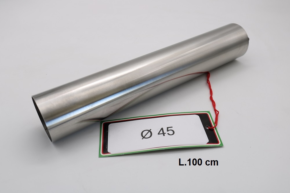 Esapament GPR compatibil cu Cafè Racer Cafè Racer 1 ,Tubo inox D. 45mm X 1mm L.1000mm