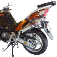 Esapament GPR compatibil cu Honda Varadero 1000 1999 Evacuare cu dublă omologare legală, inclusiv db killers și coturi de legătură detașabile,Trioval
