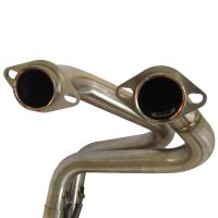 Exhaust compatible with Kawasaki Er 6 N - F 2012-2016, Albus Ceramic, Homologated legal full system exhaust, including removable db killer and catalyst
