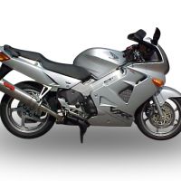 Esapament GPR compatibil cu Honda Vfr 800 RC46  1998 Evacuare slip-on omologata, inclusiv db killer detașabil și cot de legătură,Trioval