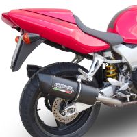 Esapament GPR compatibil cu Honda Vtr 1000 F Firestorm  1997 Evacuare cu dublă omologare legală, inclusiv db killers și coturi de legătură detașabile,Furore Poppy