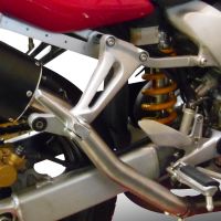 Esapament GPR compatibil cu Honda Vtr 1000 F Firestorm  1997 Evacuare cu dublă omologare legală, inclusiv db killers și coturi de legătură detașabile,Trioval