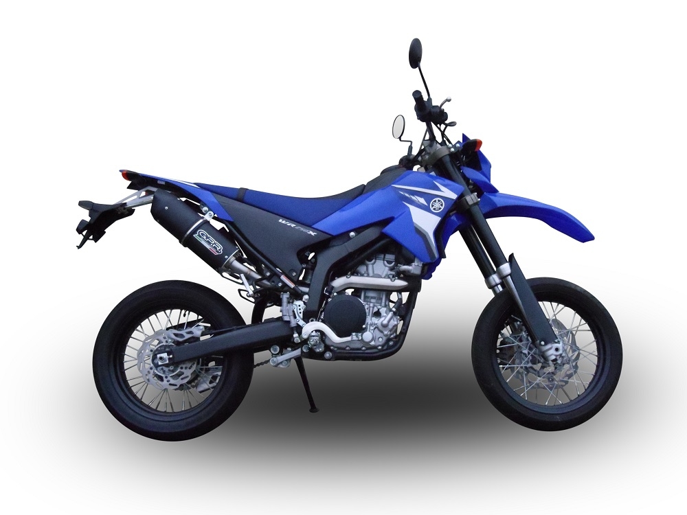 Esapament GPR compatibil cu Yamaha WR 250 X-R 2007 Evacuare slip-on omologata, inclusiv db killer detașabil și cot de legătură,Furore Poppy