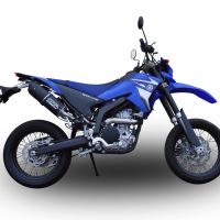 Esapament GPR compatibil cu Yamaha WR 250 X-R 2007 Evacuare slip-on omologata, inclusiv db killer detașabil și cot de legătură,Furore Poppy