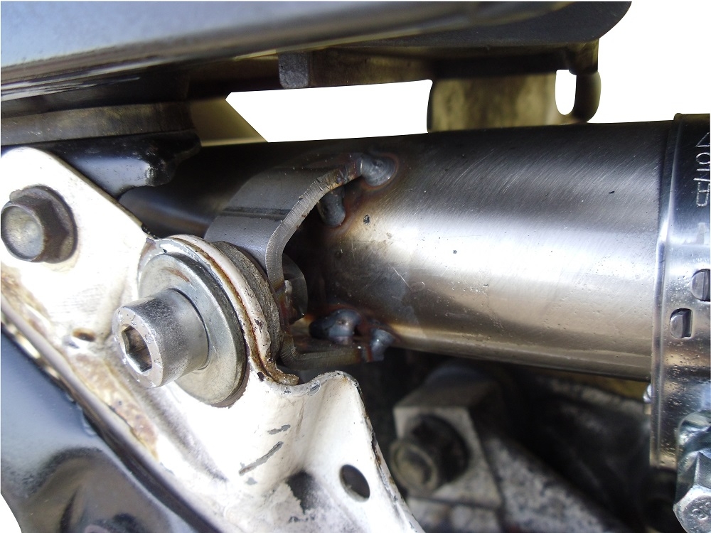 Exhaust compatible with Honda Xl 600 Lm-Rm 1985-1989, Furore Nero, Homologated legal slip-on exhaust including removable db killer and link pipe